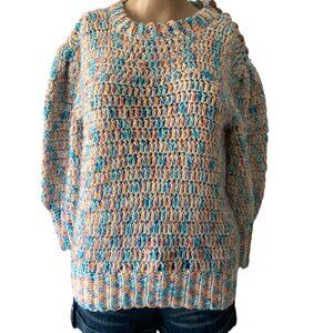 Gil Aimbez Vintage Hand Crochet Size S Sweater